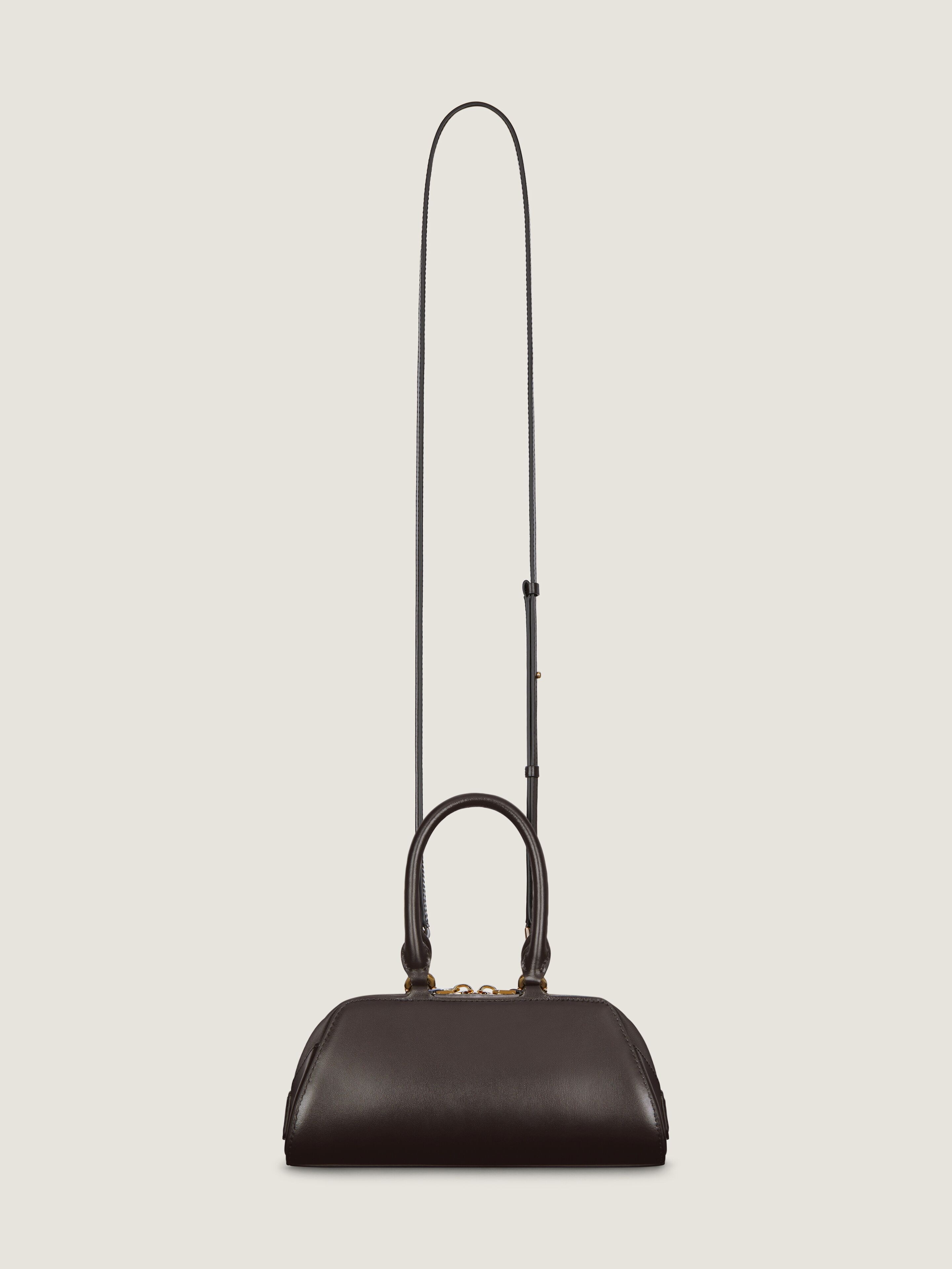 Mini Antigona East-West bag in Box leather
